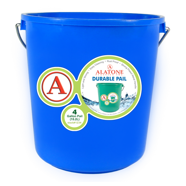 4 Gallon Pail w/ Steel Handle